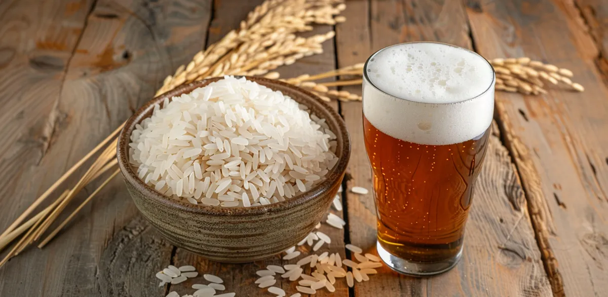 Traditional rice brewing
